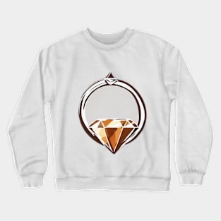 Geometric Diamond Brilliance Design No. 639 Crewneck Sweatshirt